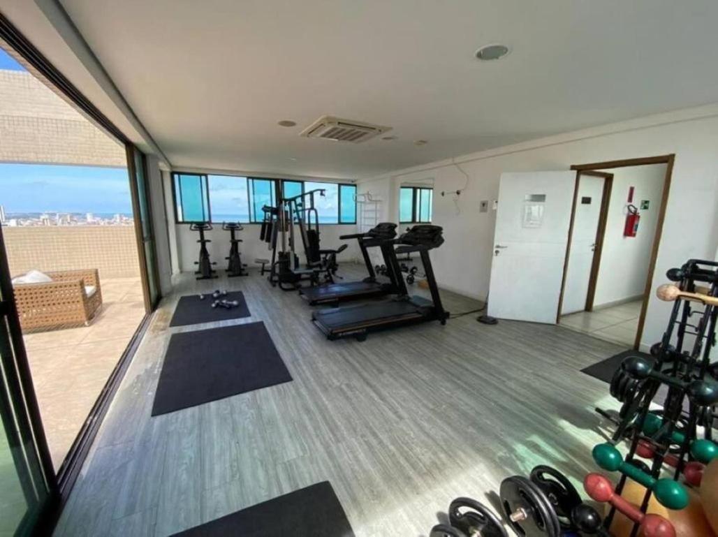 Flat Ao Lado Do Rio Mar No Edf Beach Class Excelsior Por Yolo Recife Exteriör bild